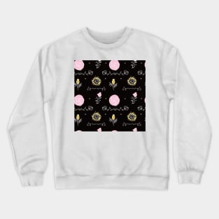 Elegance Seamless pattern with flowers Crewneck Sweatshirt